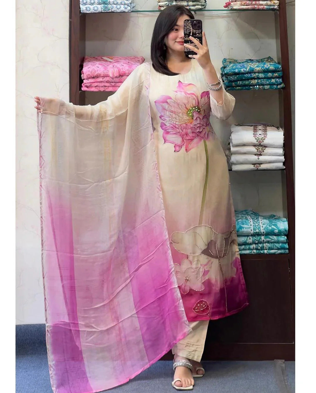 NAOMIKA DESIRABLE FASHION WITH STUNNING ELEGANCE KURTA SET