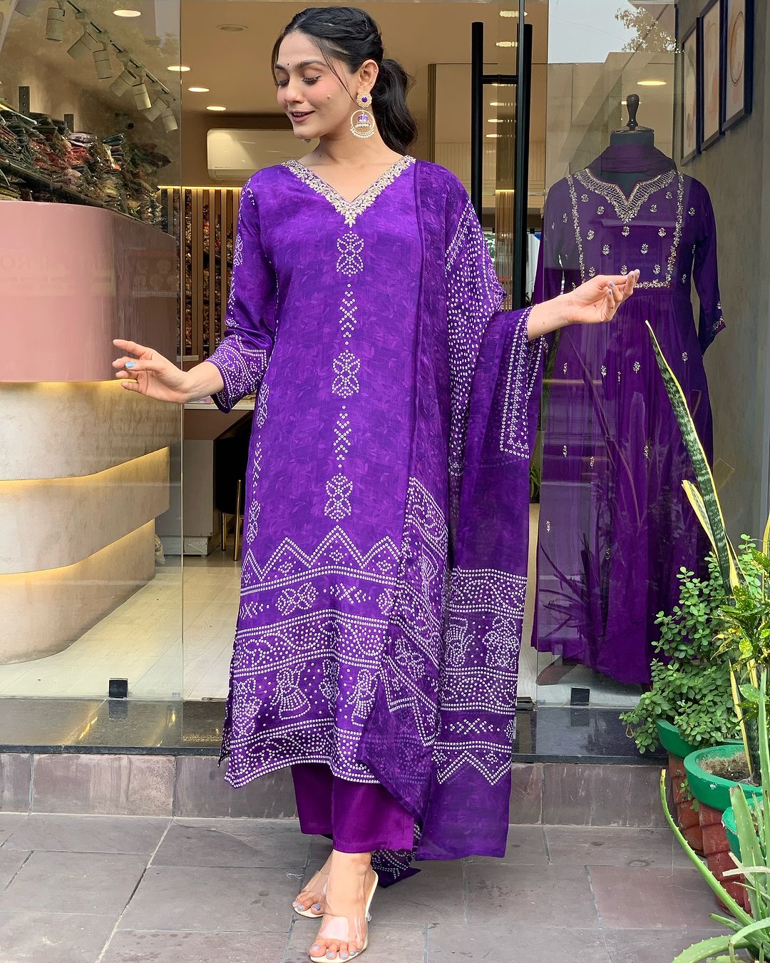 PURPLE MAGIC TRADITIONAL KURTA SET