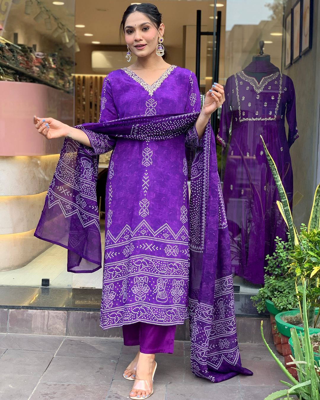 PURPLE MAGIC TRADITIONAL KURTA SET