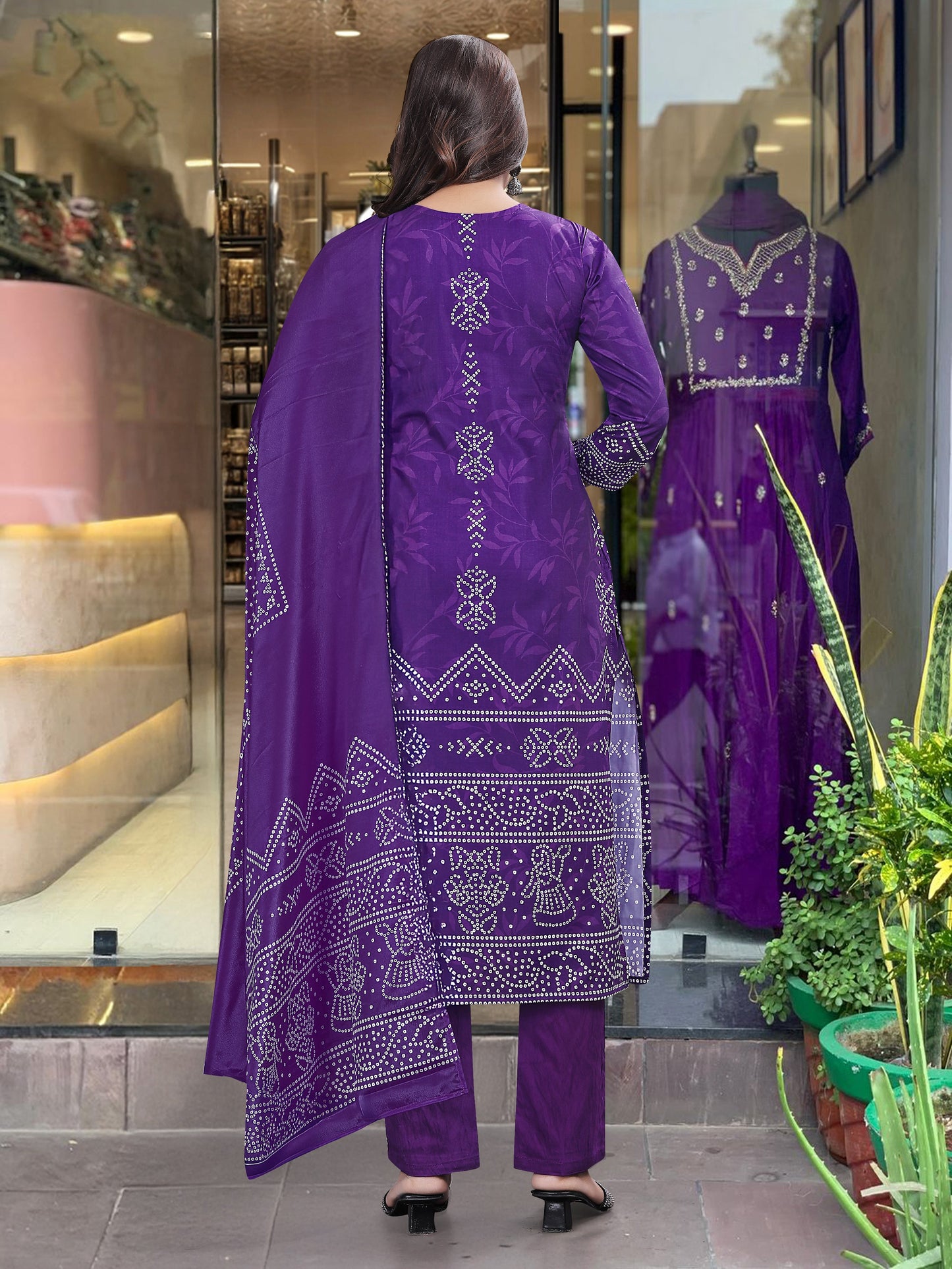 PURPLE MAGIC TRADITIONAL KURTA SET