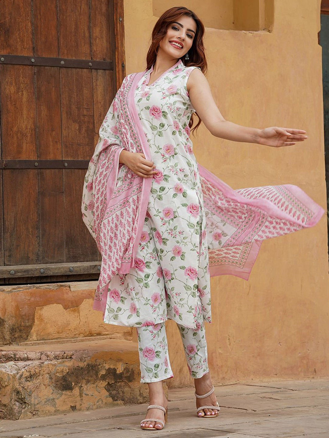DAMINI PINK STUNNING PARTY DRESS