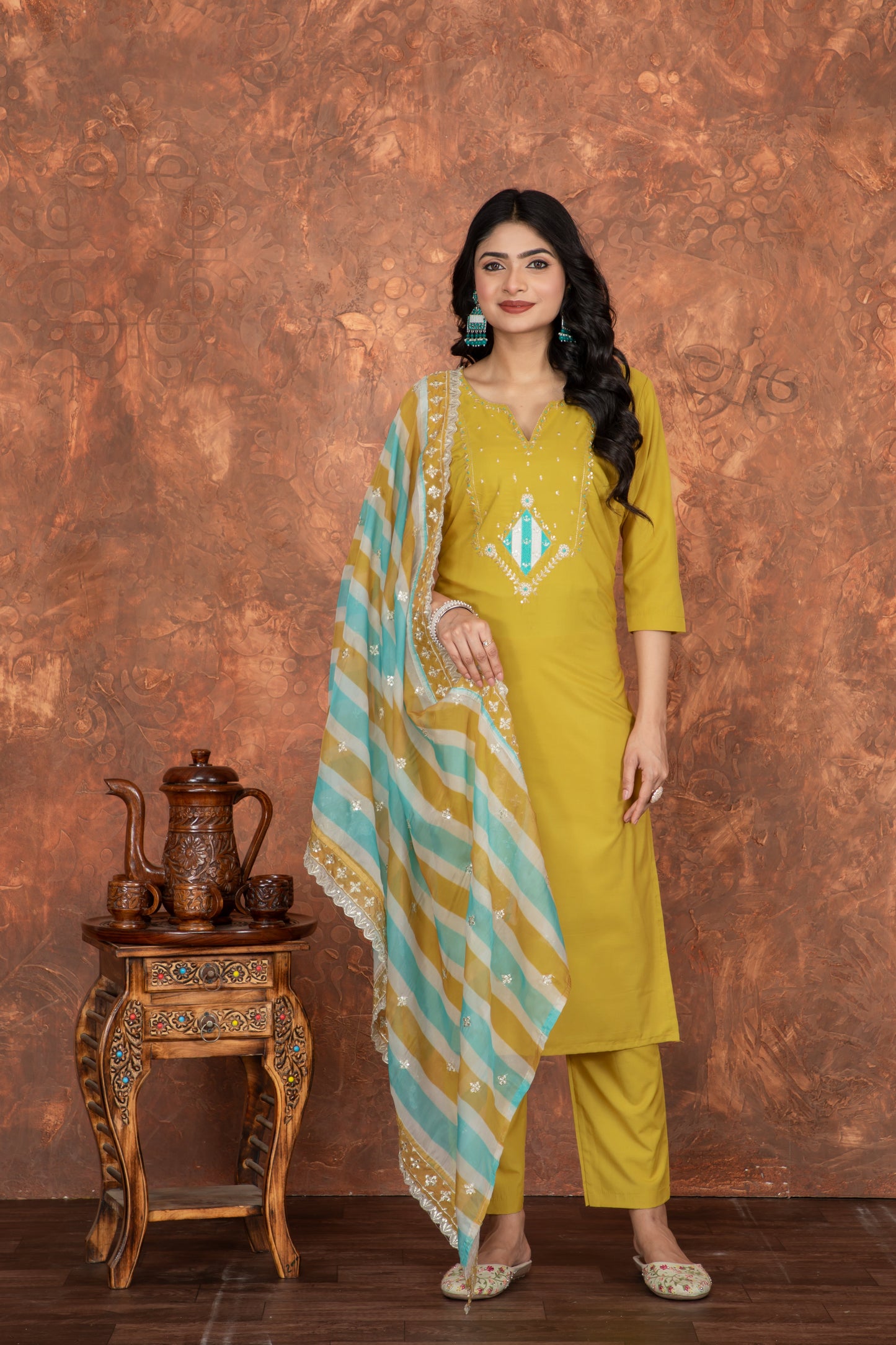PRATIKSHA YELLOW CHEERFUL DAY DRESS