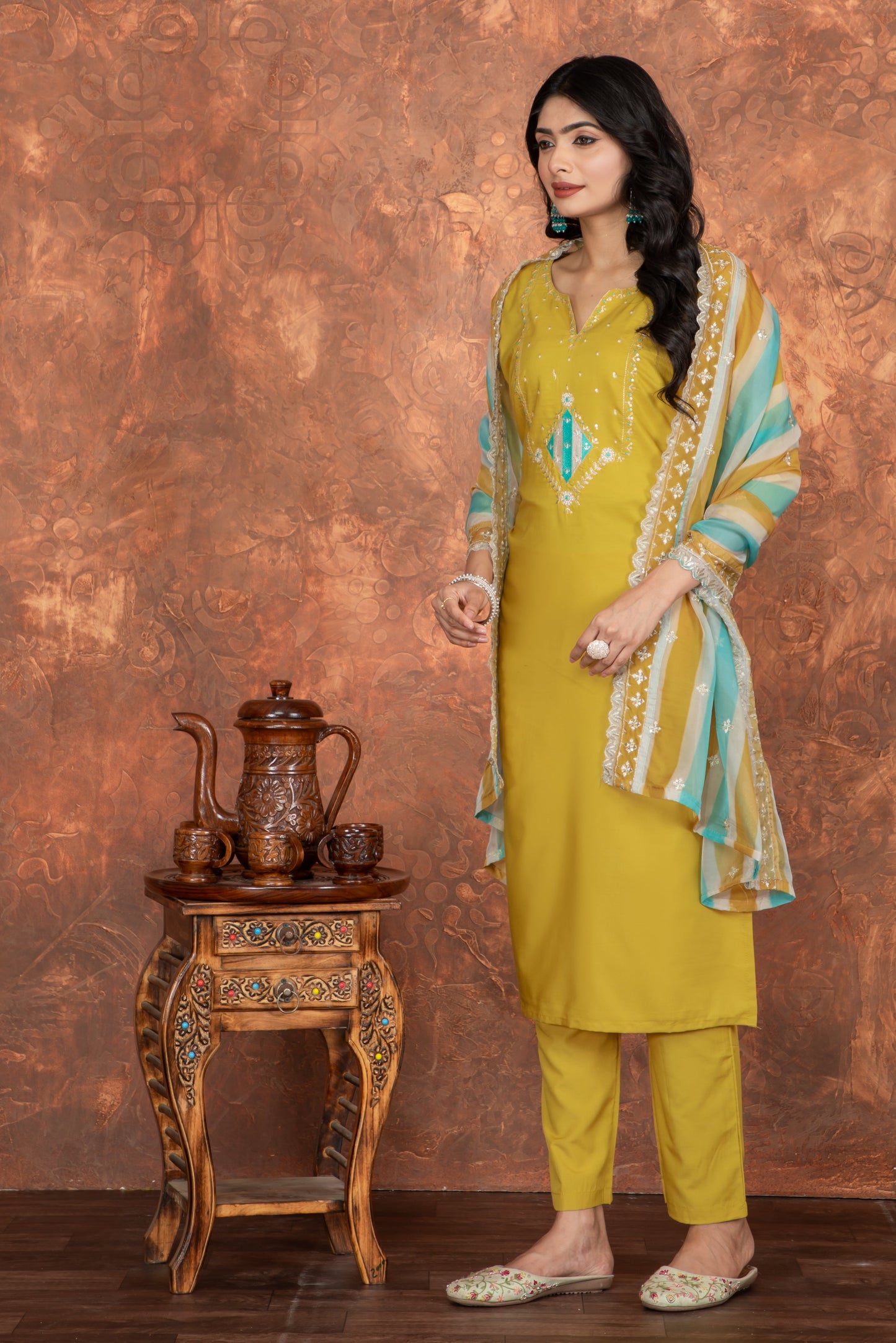 PRATIKSHA YELLOW CHEERFUL DAY DRESS