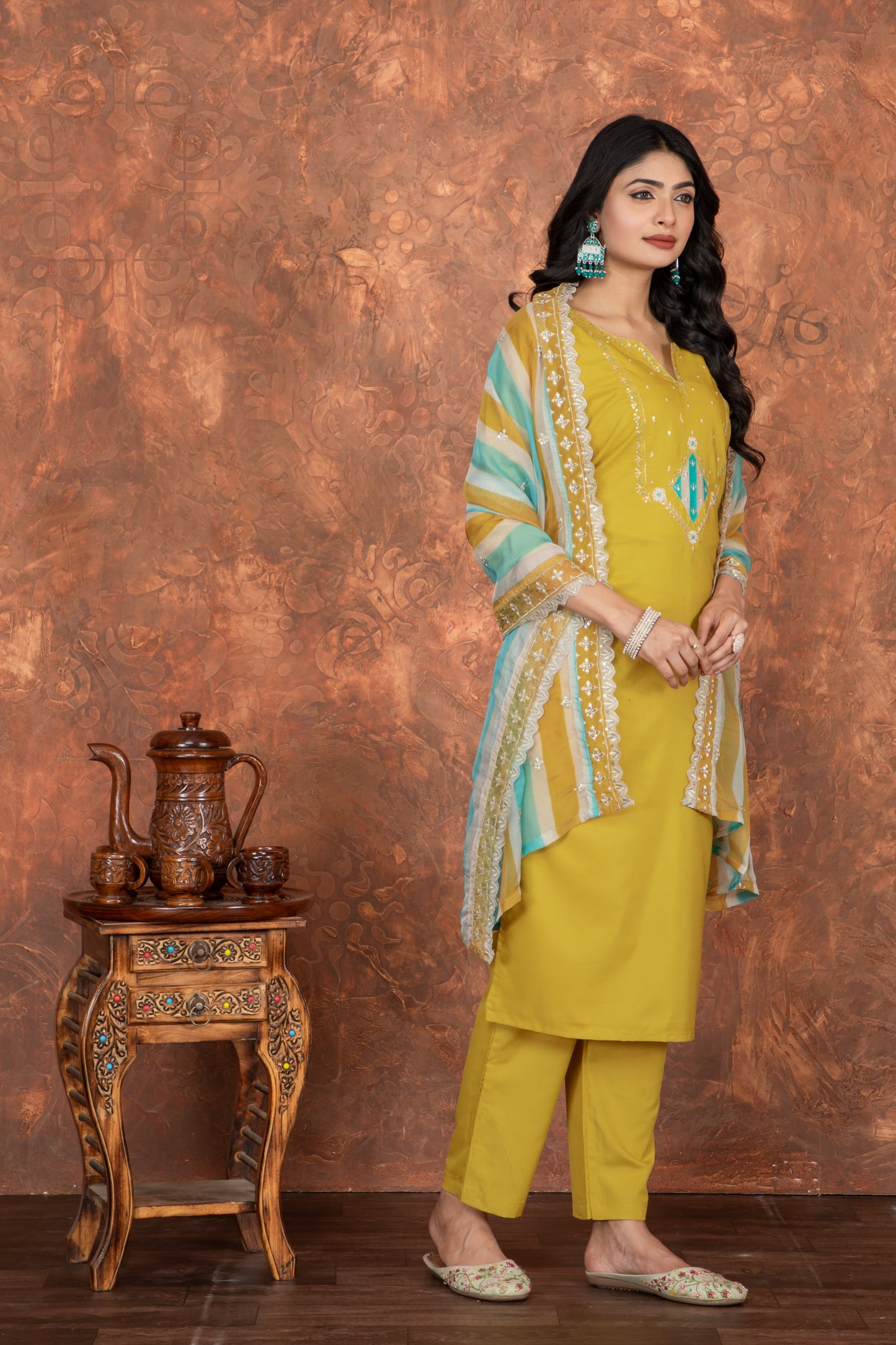 PRATIKSHA YELLOW CHEERFUL DAY DRESS
