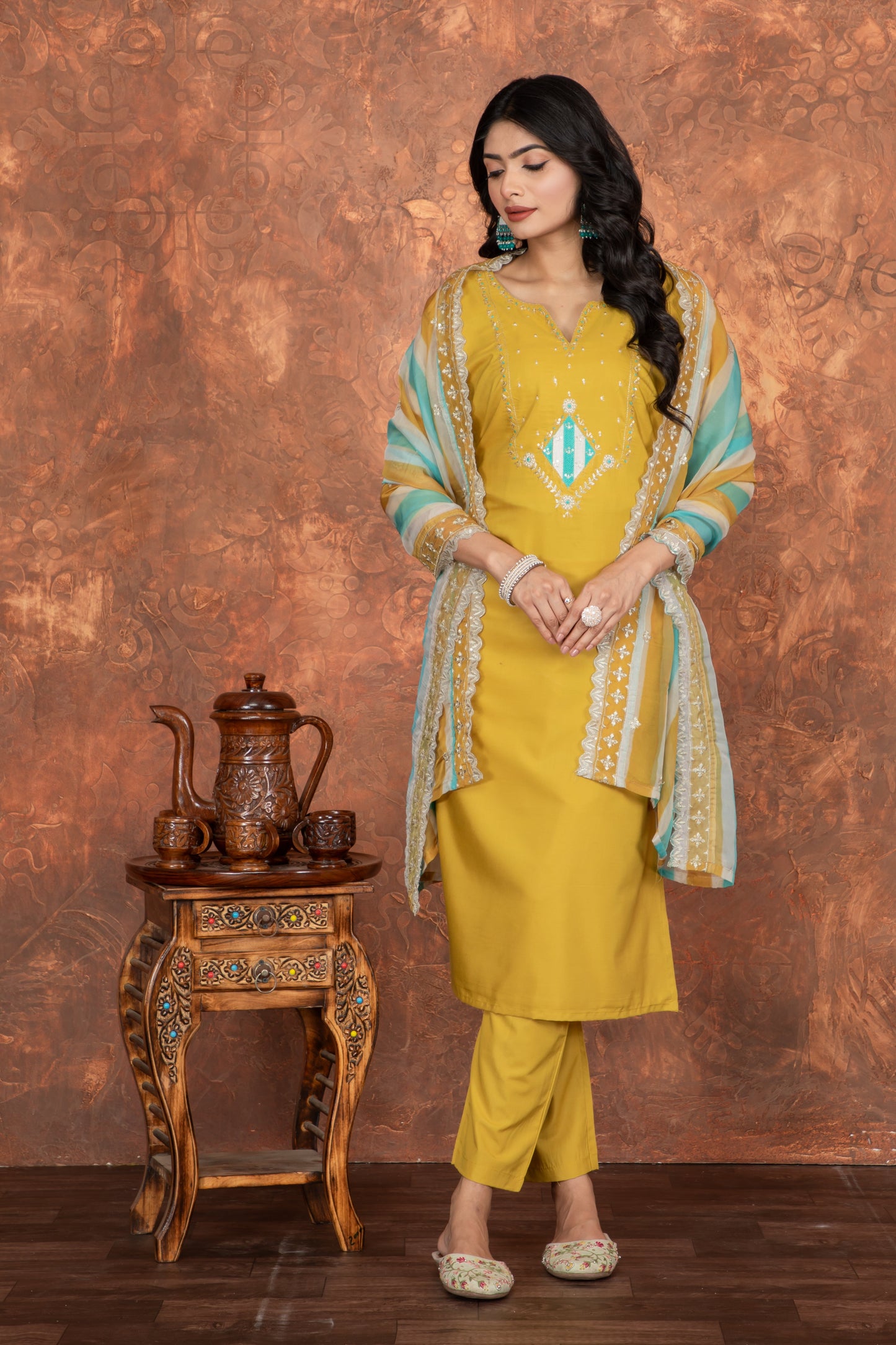PRATIKSHA YELLOW CHEERFUL DAY DRESS
