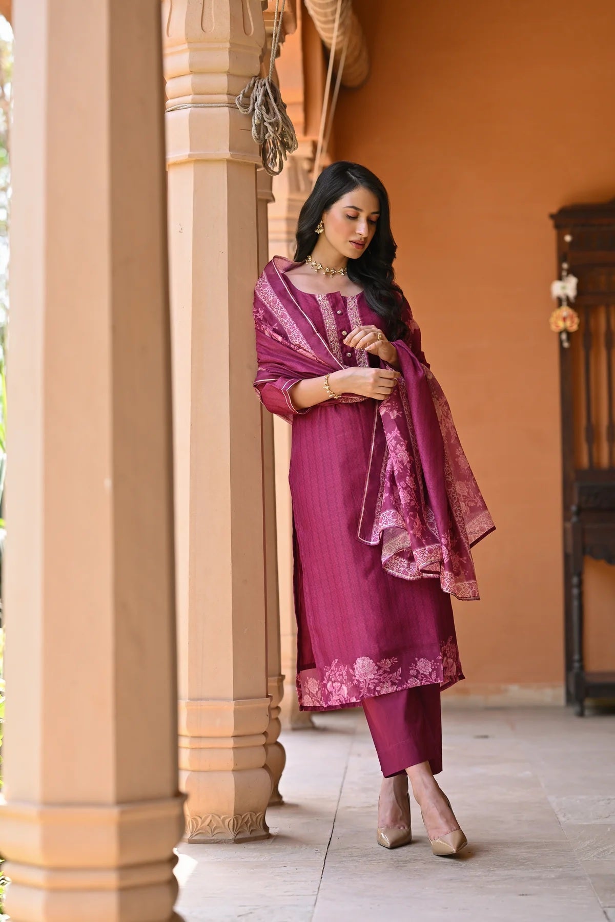 SHRUTI PINK CHARMING COCKTAIL DRESS