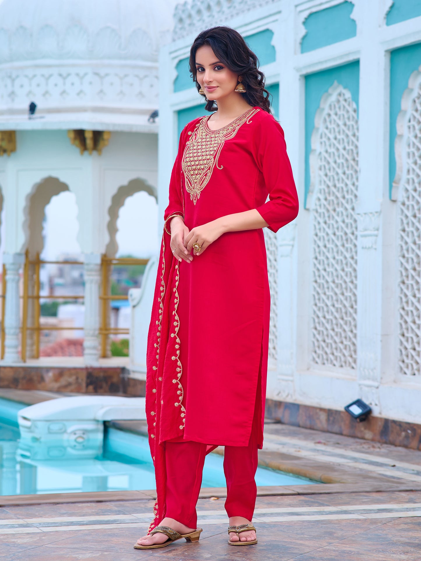 RANI KURTA SET WITH RELAXED FIT FOR DAILY WEAR