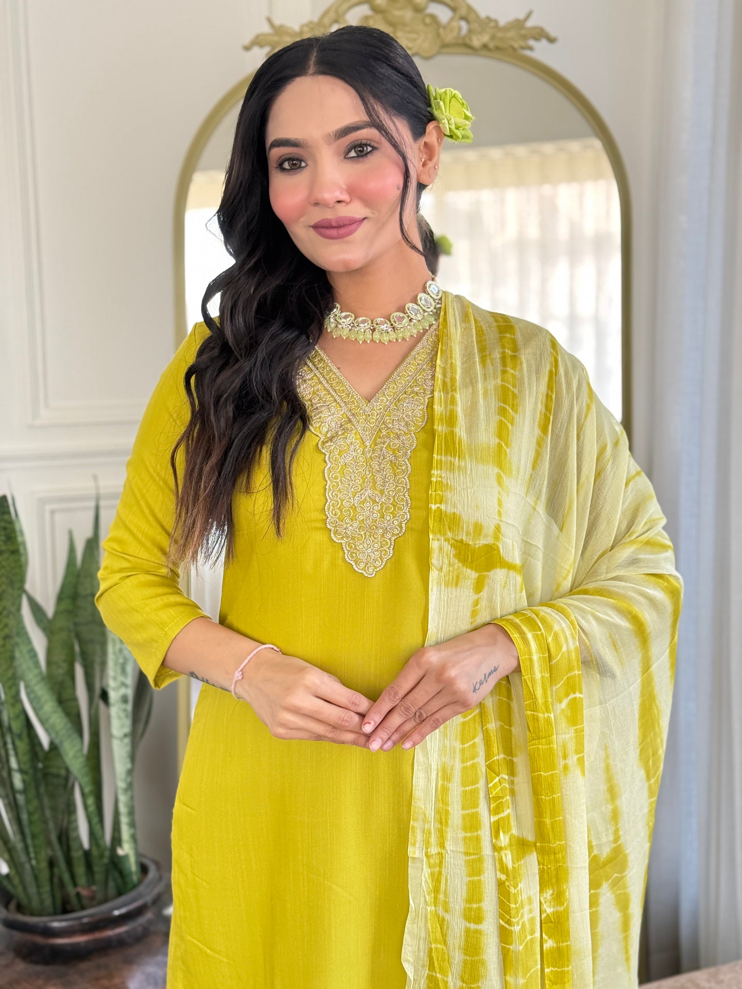 LIRIL ETHNIC WEAR KURTA SET FOR WOMEN