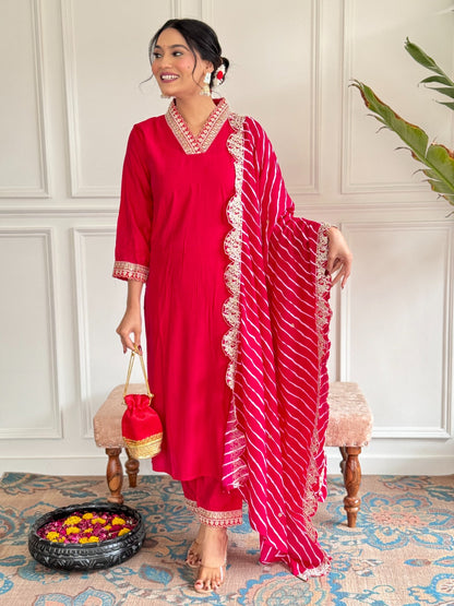 PARUL CHARMING BLOSSOM AND TIMELESS APPEAL KURTA SET