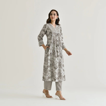 MOTI GRAY SOPHISTICATED EVENING DRESS